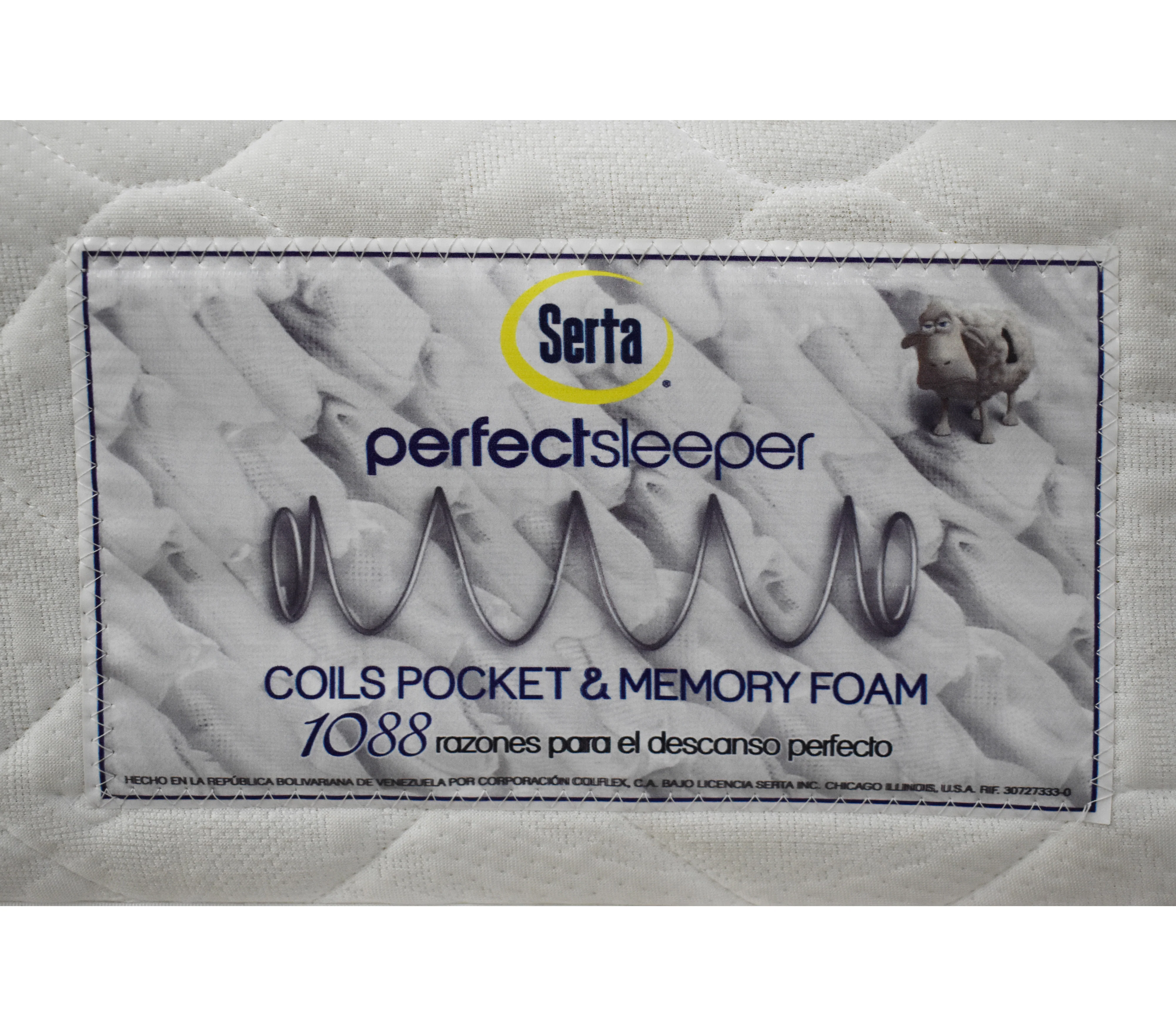 Colchón queen (160cm X 190cm) perfect sleep 1 pillow memory foam encapsulado Serta - Image 7